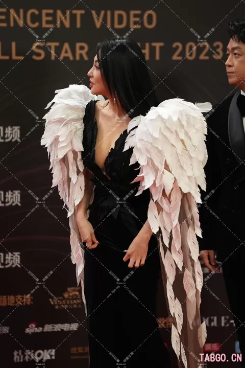 【已出】张雨绮星光红毯内场 造型在线的