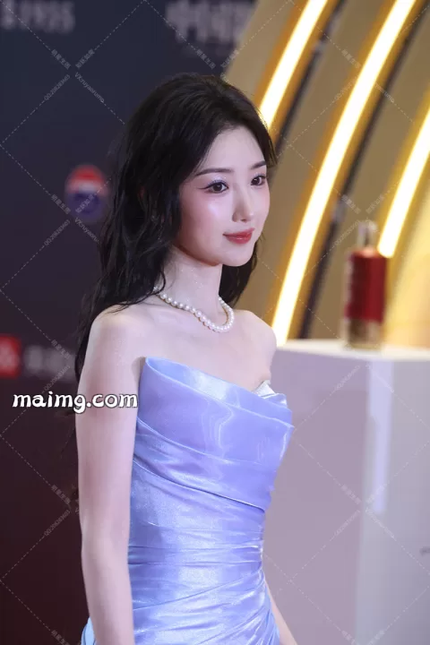 毛晓彤中国影视之夜红毯