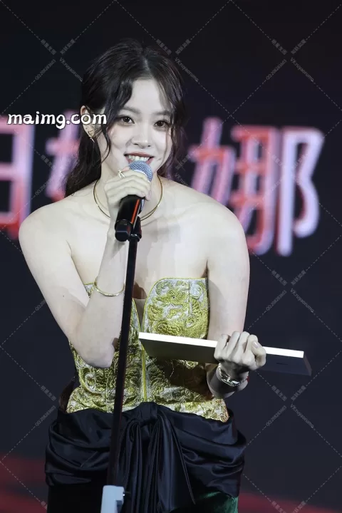欧阳娜娜 微博文化之夜领奖
