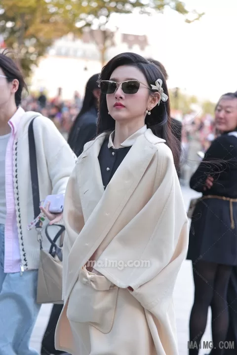 宋祖儿 巴黎时装周下班