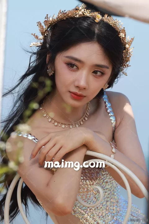 王影璐 海边外拍