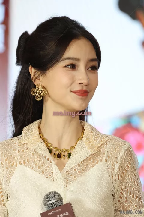 angelababy红蜻蜓活动站台